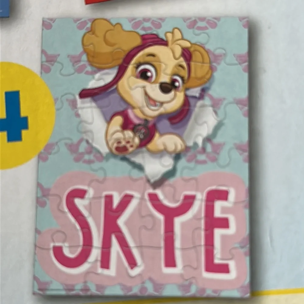 Nickelodeon Paw Patrol 4 Puzzle Pack new in box.